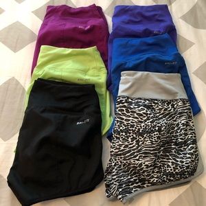 Nike Dry Fit Running Shorts XS 6 pairs